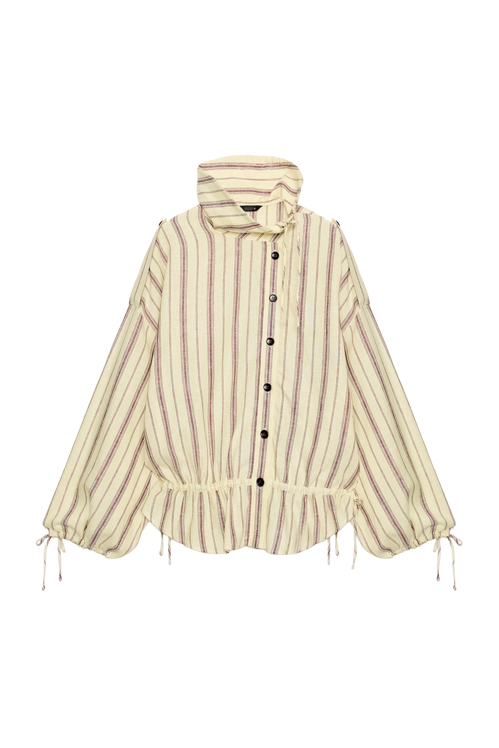 STRIPED LINEN JACKET
